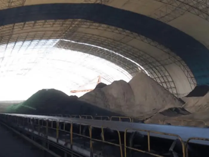 清镇煤棚料仓网架